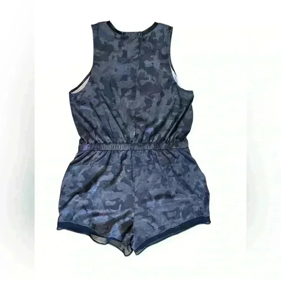 ZELLA S Getaway Blouson Romper Grey Depths Say My Name Camo XL - Picture 2 of 9